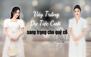  Điểm danh 7 mẫu váy trắng dự tiệc cưới sang trọng cho các quý cô 